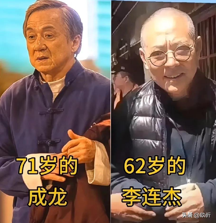 成龙与李连杰：两张华语功夫片王牌，从青涩少年到白发苍苍，他们的40年就是半部功夫