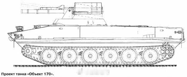 烽火问鼎计划 Object 170 工程这款苏联两栖火箭坦克以 PT-76 为基