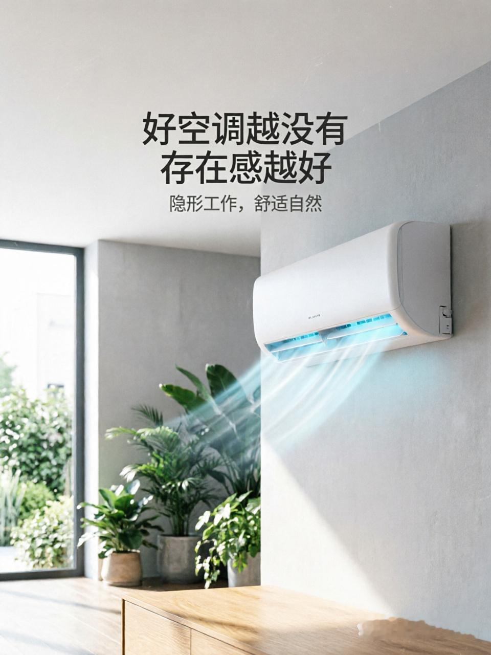 深以为然。真正的好空调，就该像空气一样隐形。它不该用刺骨冷风刷存在感，而是默默把