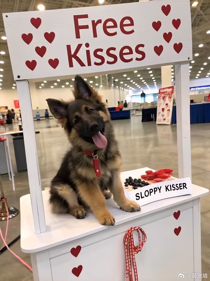 网上说说就算了现实里谁不想要急头白脸地亲亲小狗呢 