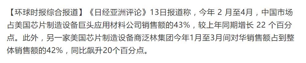 一边在中国赚着大把钞票！一边各种理由借口打压中国优秀的科技/半导体代表！这种无比