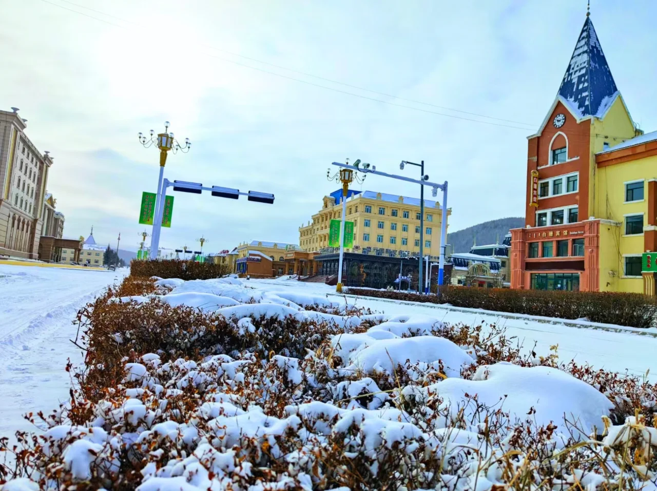 11月底阿尔山实拍，再次下雪啦！