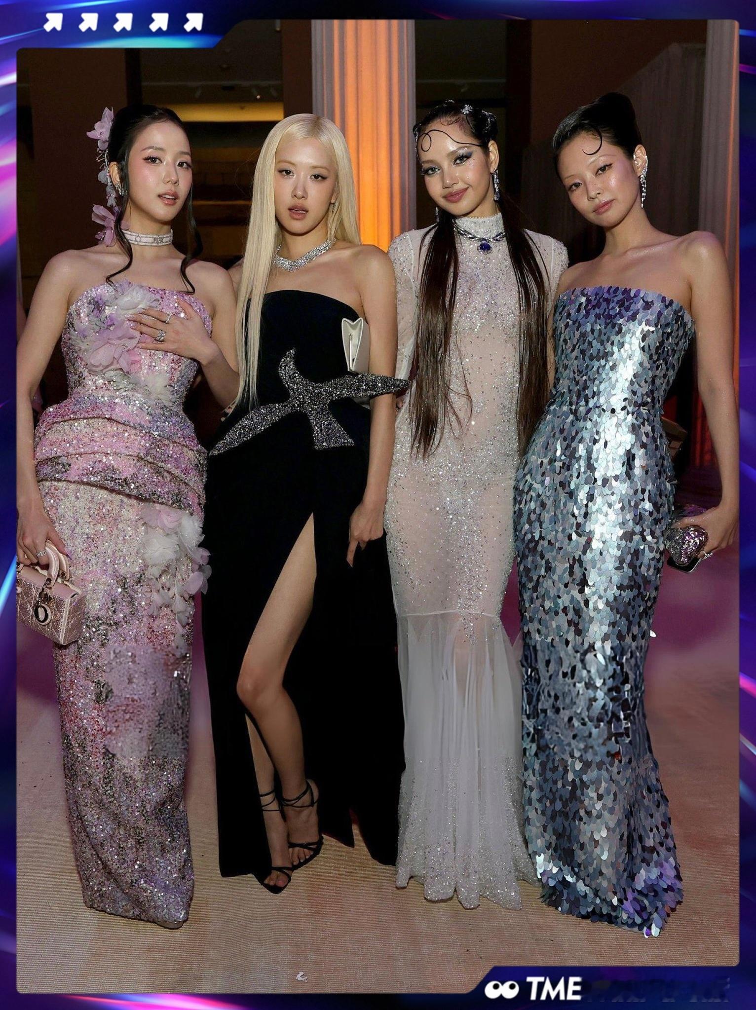 BLACKPINK在MetGala合照  BLACKPINK在MetGala20
