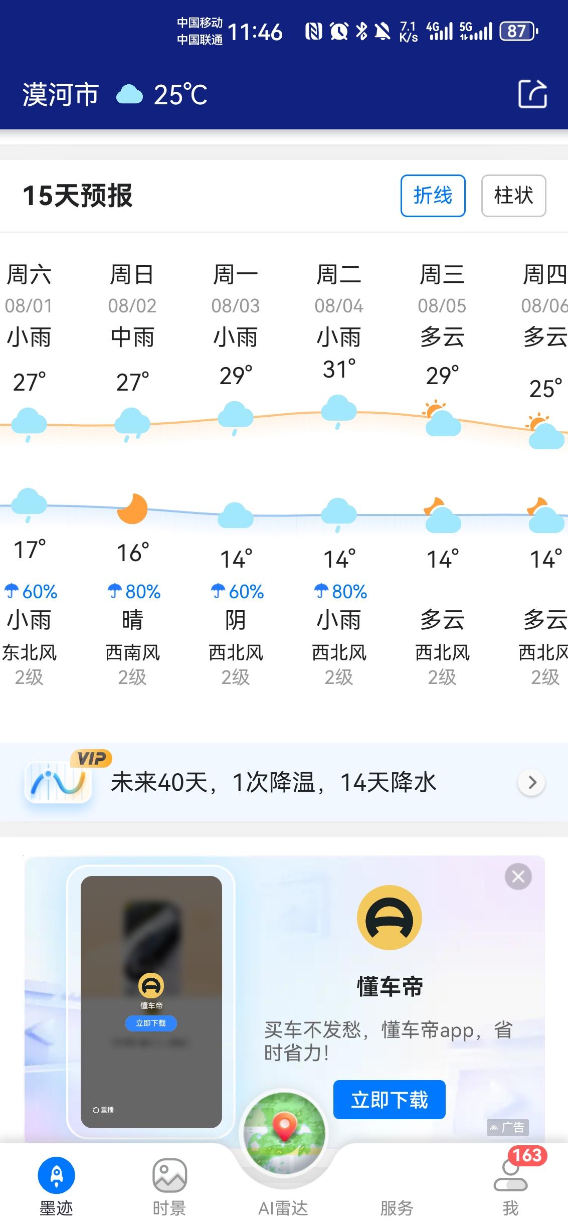 漠河冲上31℃！东北避暑，已成过去式？
 
谁能想到，中国最北端的漠河，8月初气