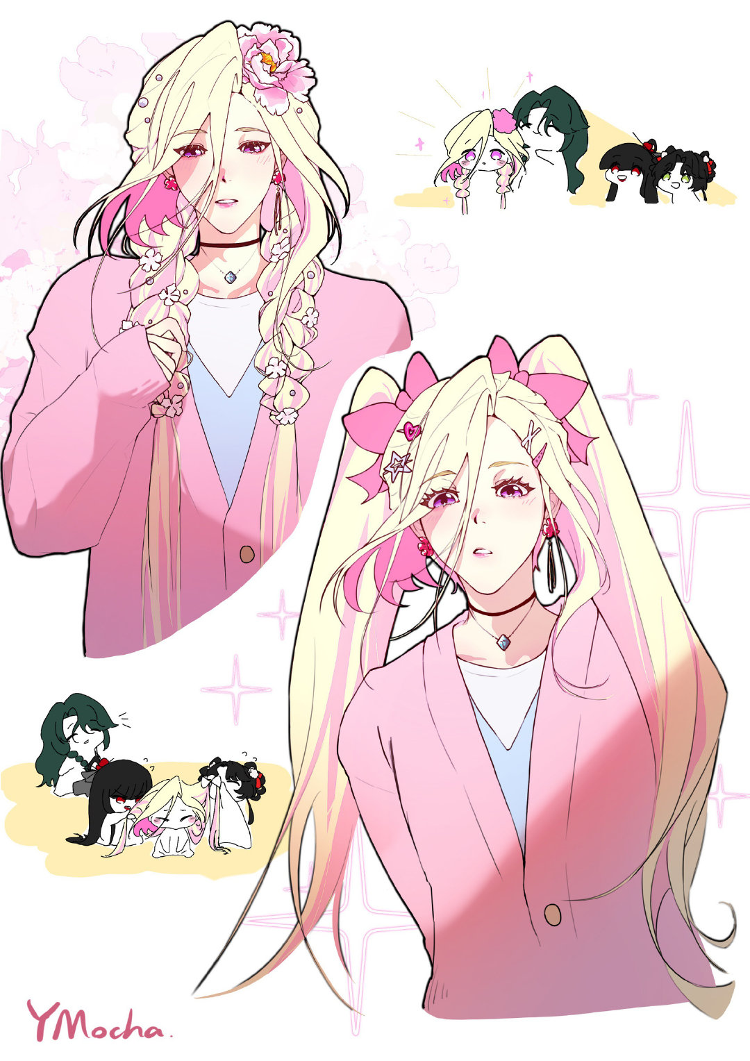 代号鸢百变小张郃长发就是要来做造型的！#代号鸢##夏日畅想季##我的夏日大赏# 