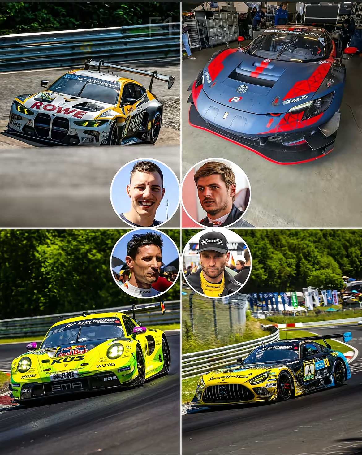 不知道2026年有没有可能看到这四位同场竞技？那会是GT赛车的历史性时刻吧 汽场