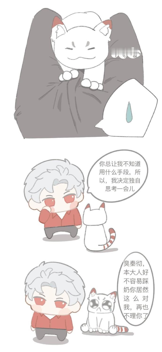 小狸花只是爱踩奶而已，踩的方式不对你教教她呀[doge]#恋与深空##秦彻##乙
