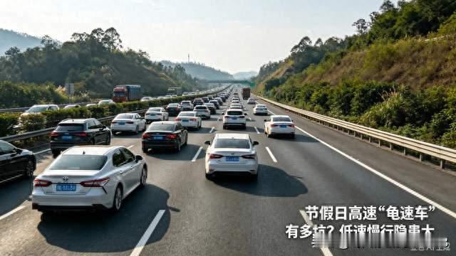 节假日高速“龟速车”有多坑？低速慢行隐患大