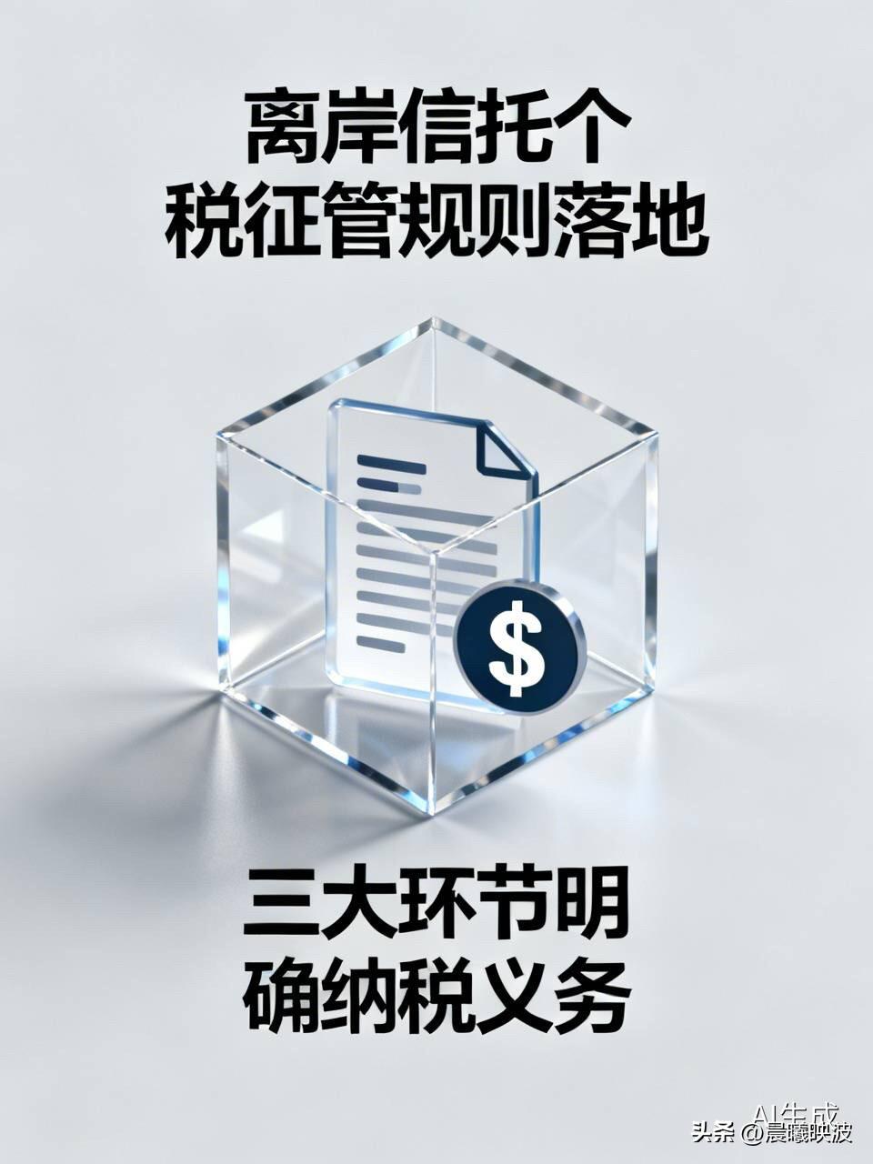 财政部、税务总局发文：离岸信托个税征管规则落地，三大环节明确纳税义务

  7月