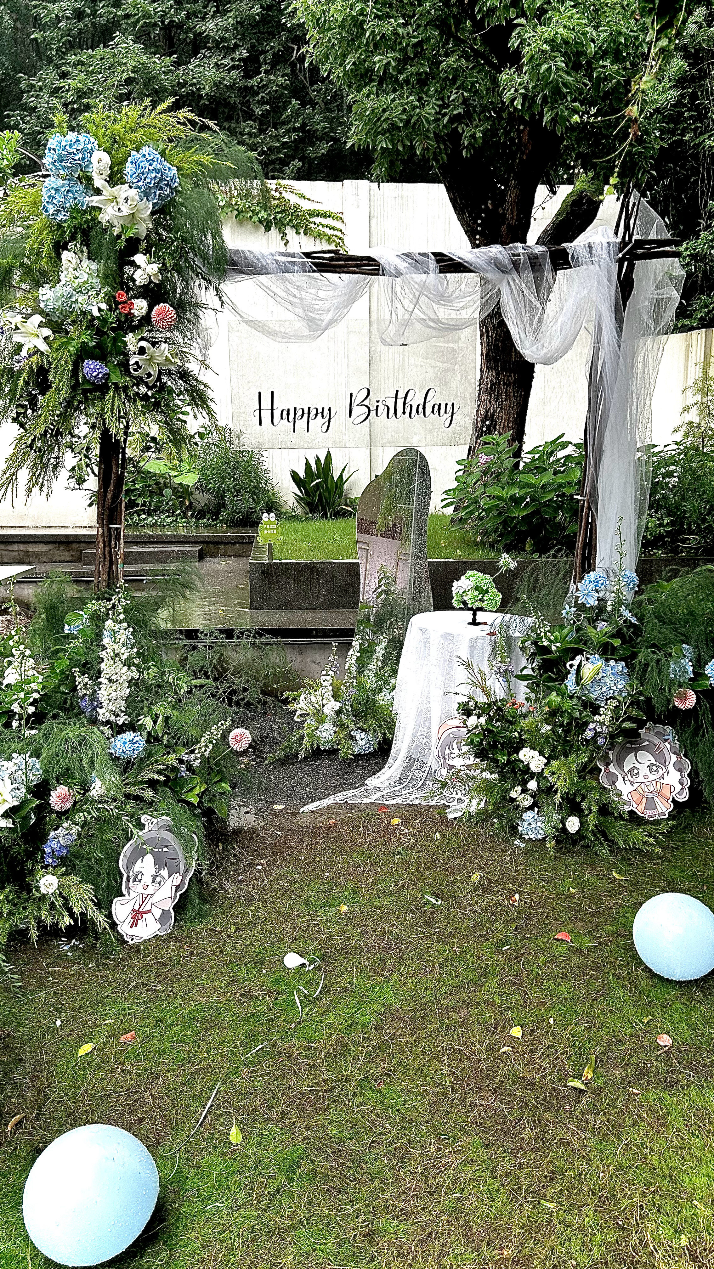 *无数虚实场景💙鞠婧祎0618生日快乐 杭州·等花开·别墅花园餐厅