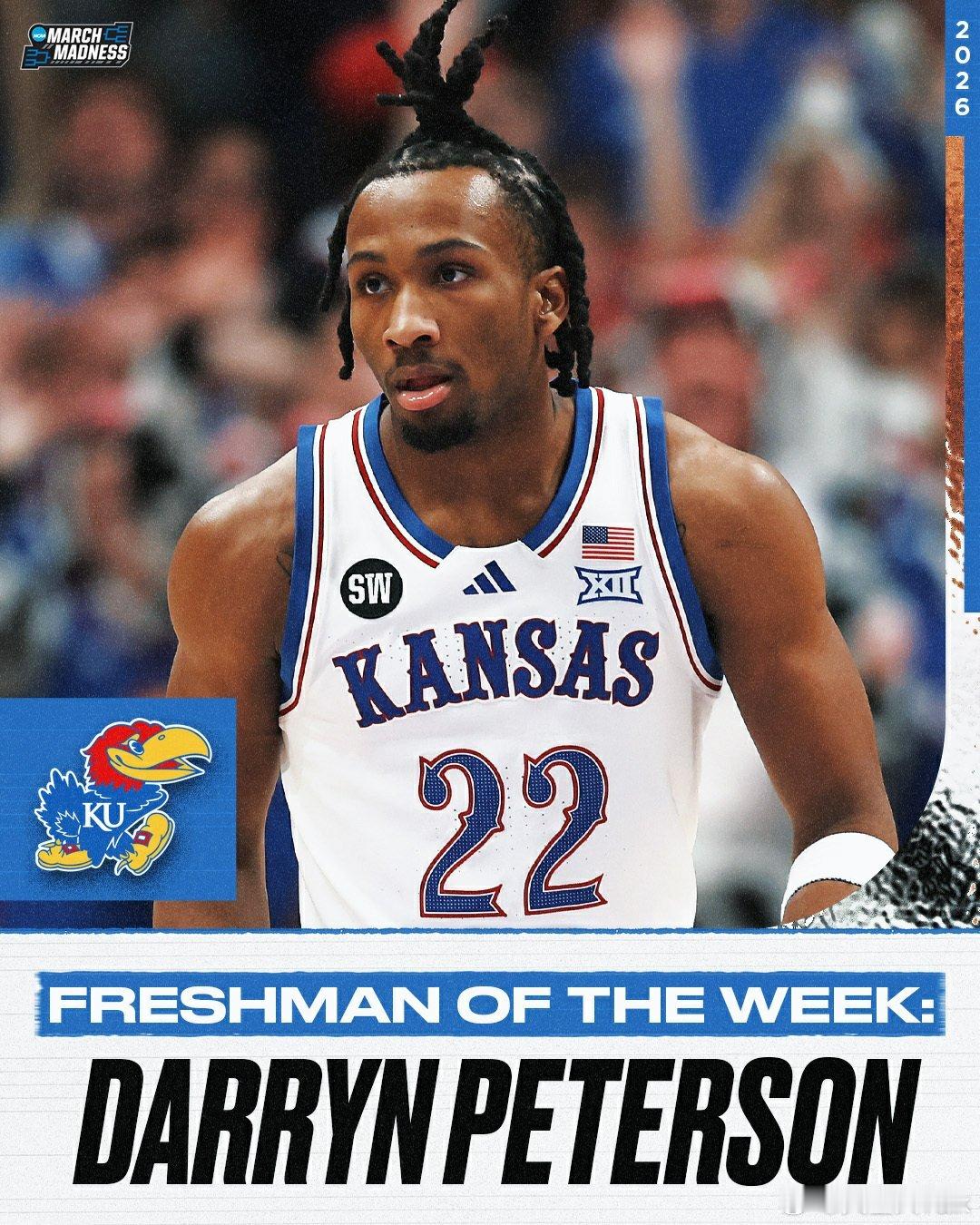 NCAA官网第13周NCAA男篮最佳球队：密歇根大学，最佳球员：Nick Dor