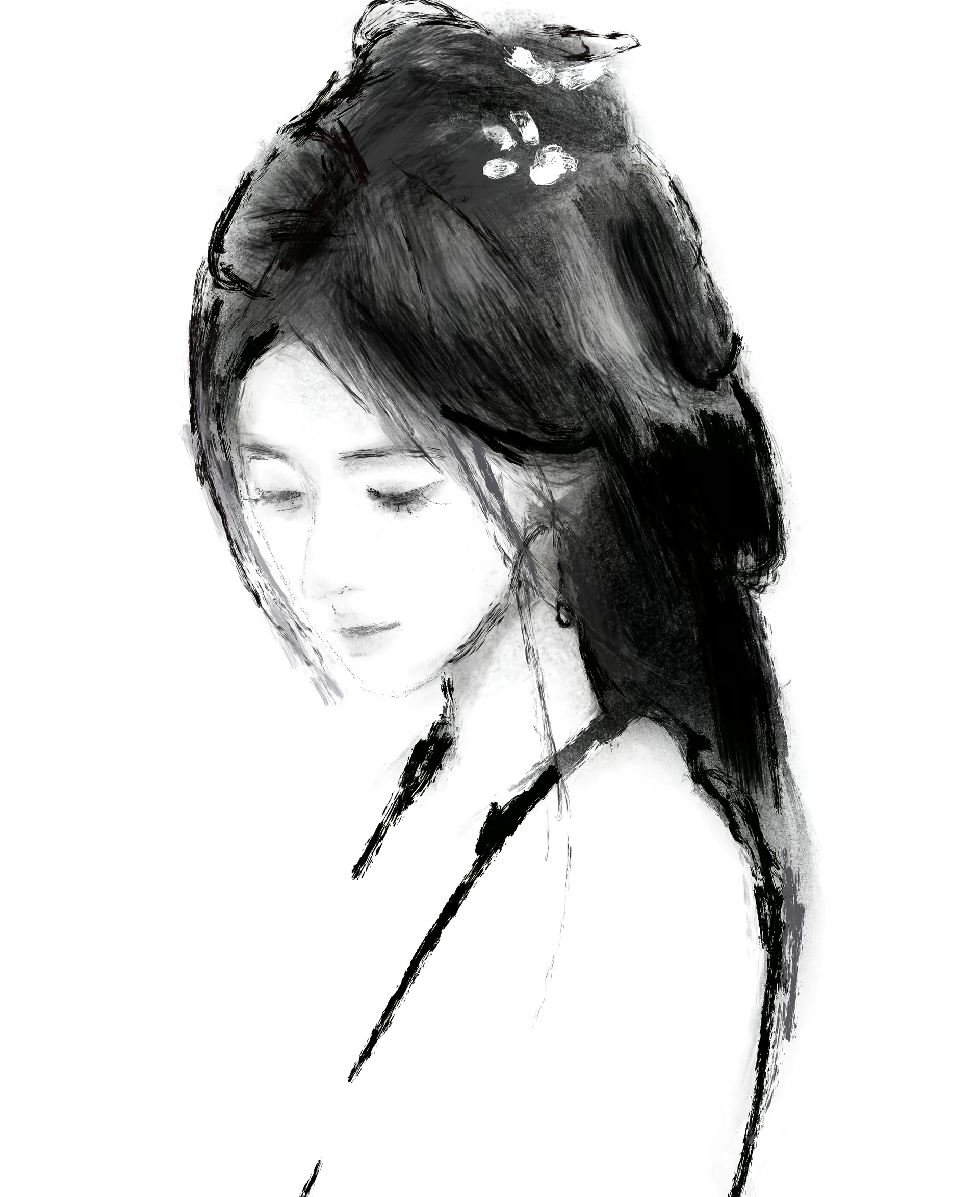 好神呐…鞠婧祎 画师🎵：324890896 ​​​