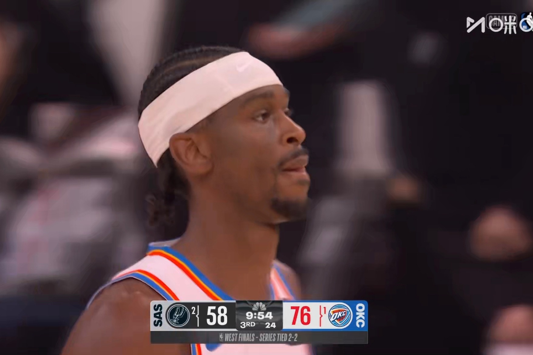 NBA  马刺这场比赛要没了马刺vs雷霆