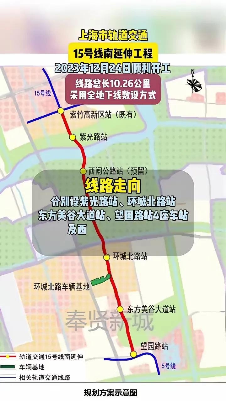 上海15号线南延有望提前通车，这对奉贤来说简直是重大利好，奉贤马上要迎来双地铁时