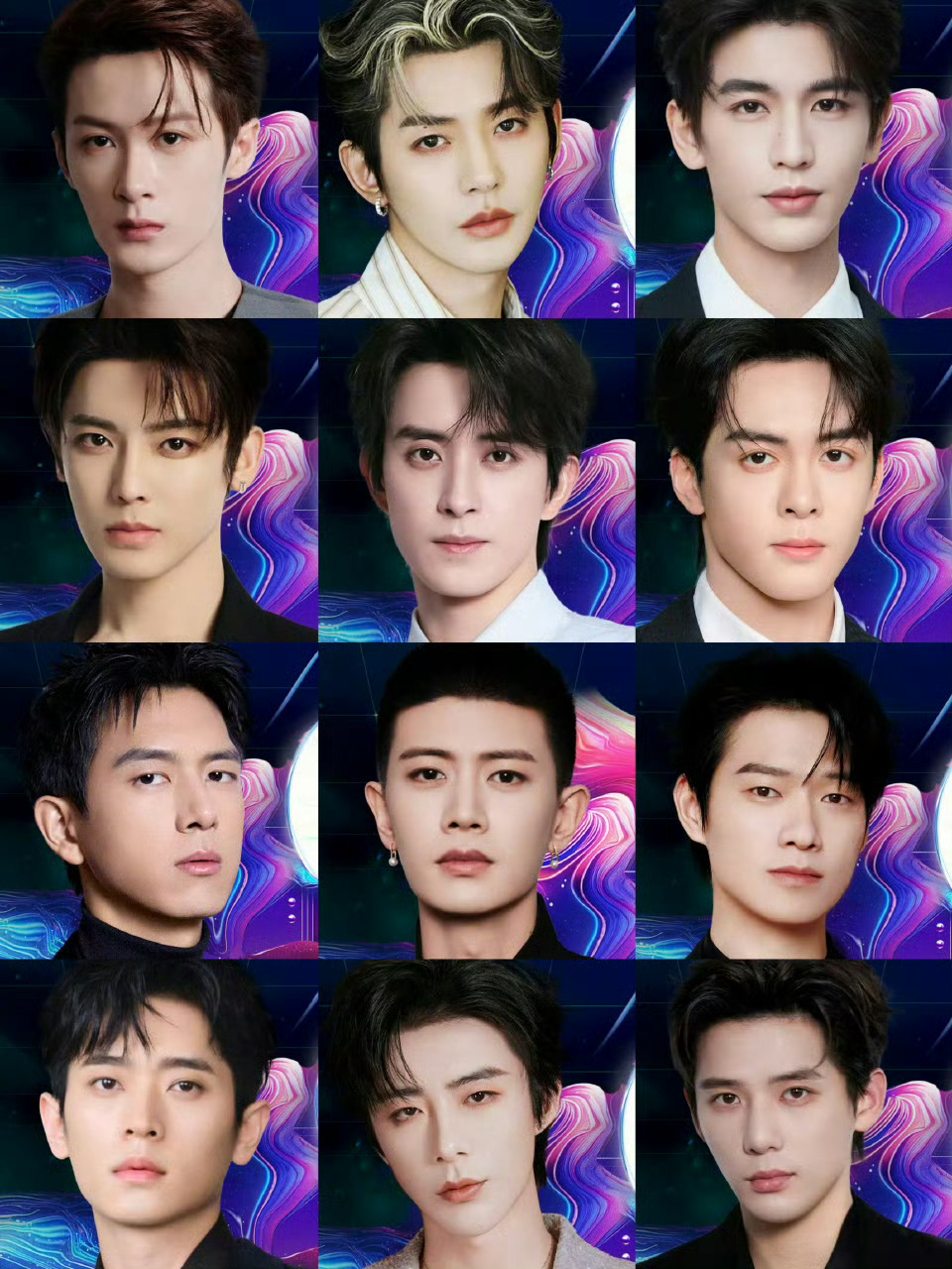 爱奇艺尖叫之夜  图一，为啥都是千篇一律的脸啊？根本没有辨识度。再看看图二，当时