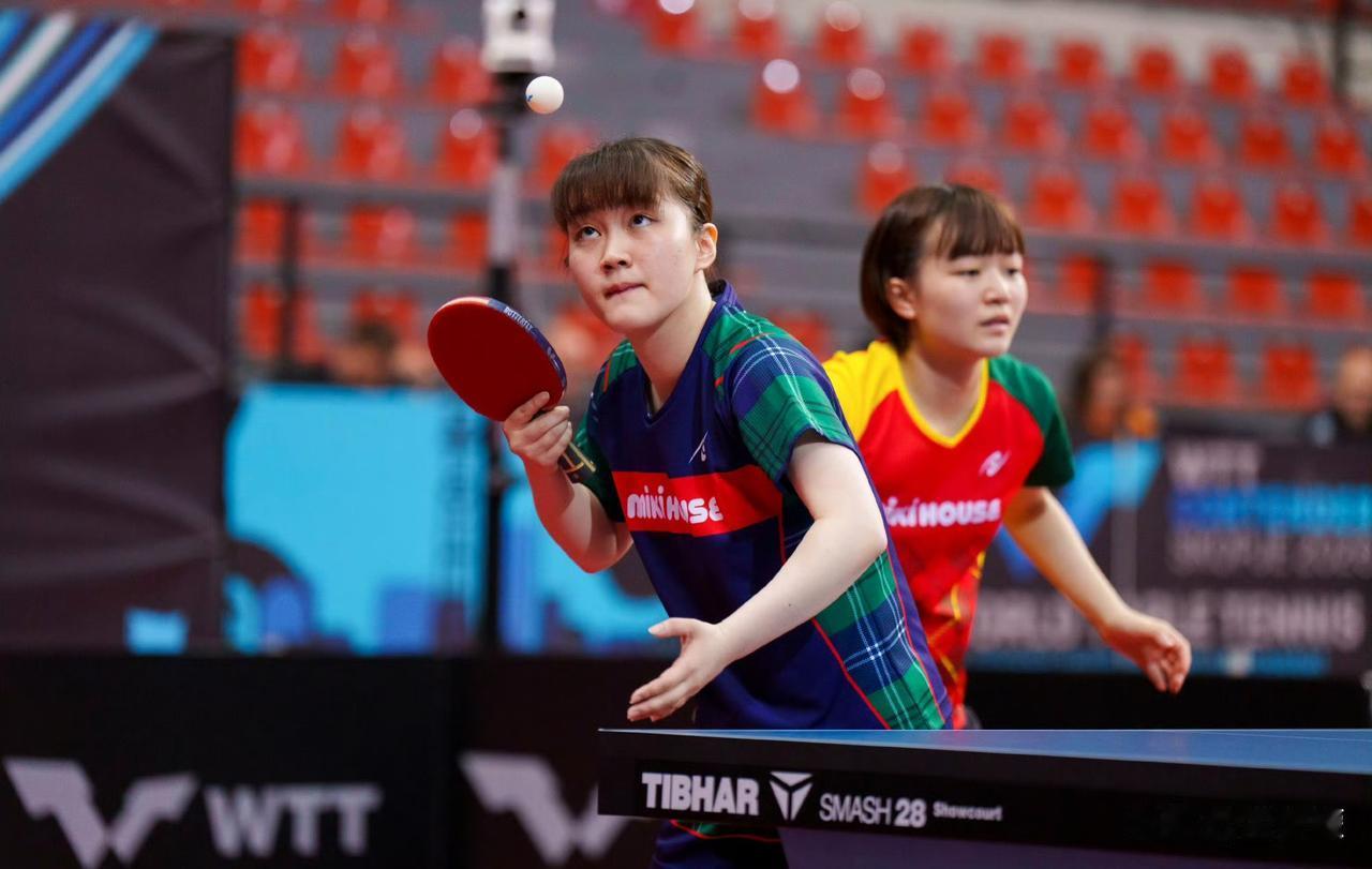 大藤沙月/横井咲樱3比0村松心菜青木咲智（5，6，165）
获得2026WTT斯
