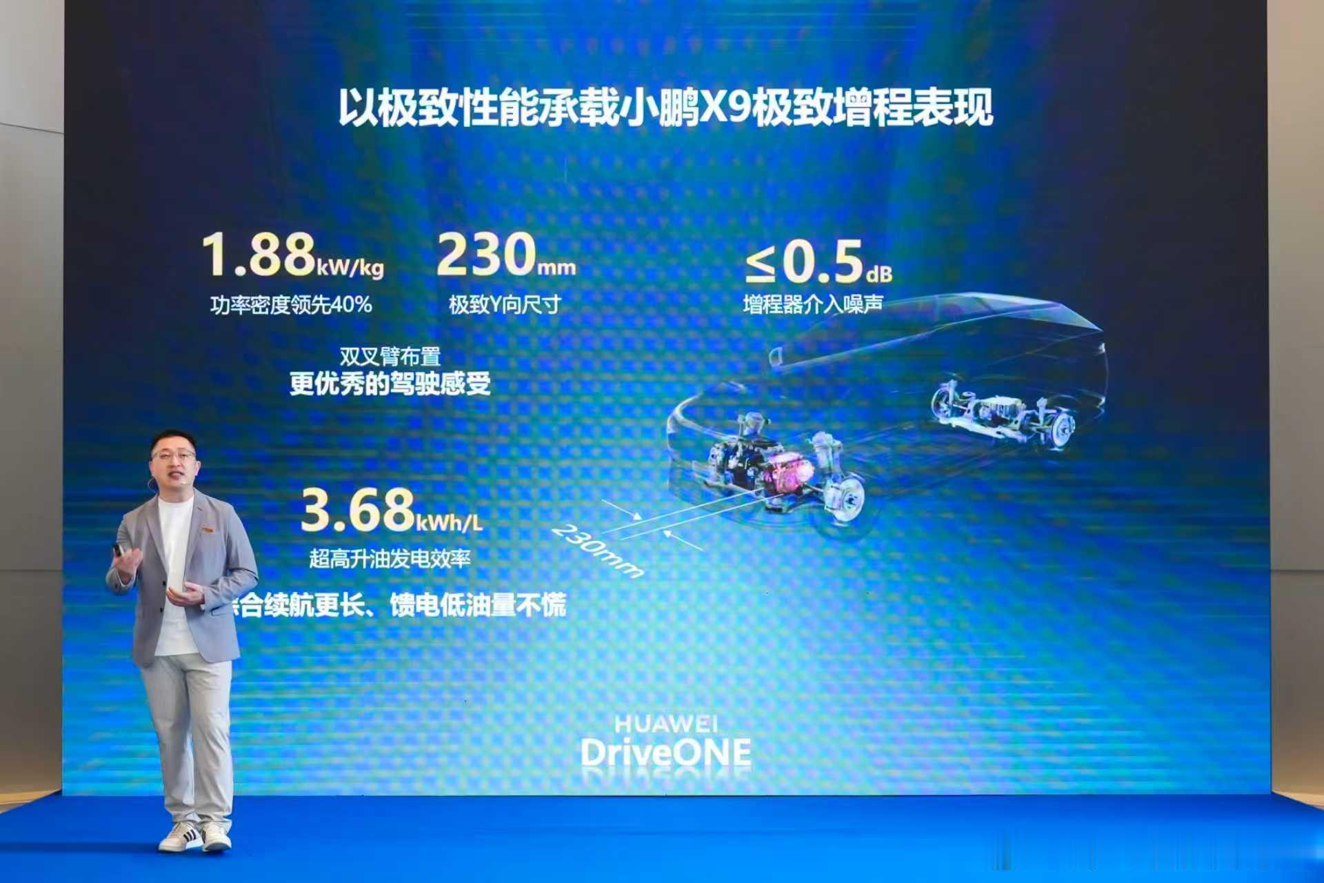 每提高1%的发电效率，都是值得的比如小鹏X9超级增程上的这套发电机，油箱见底的时