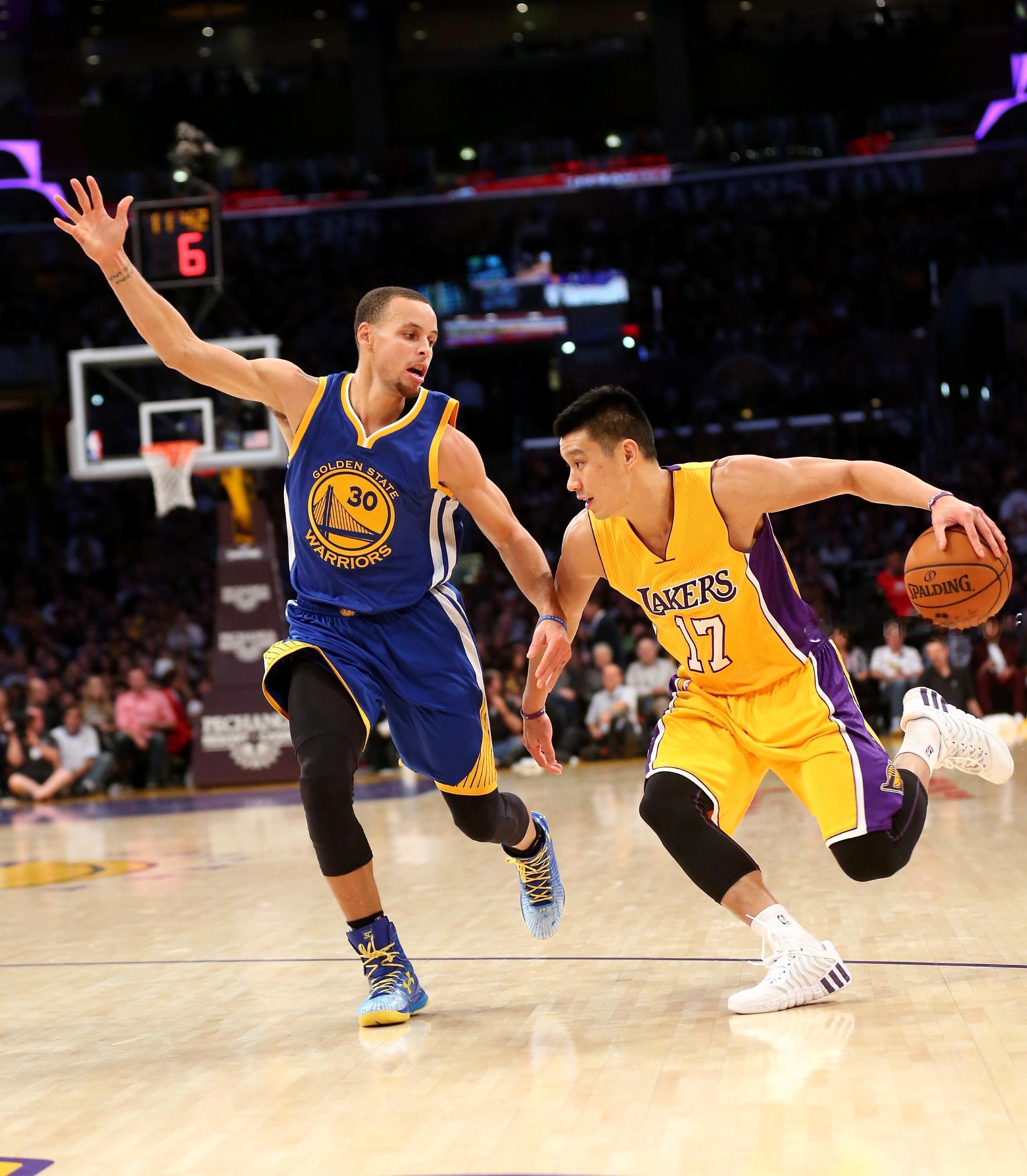 Stephen Curry Vs. Jeremy Lin 2014nba库里林书