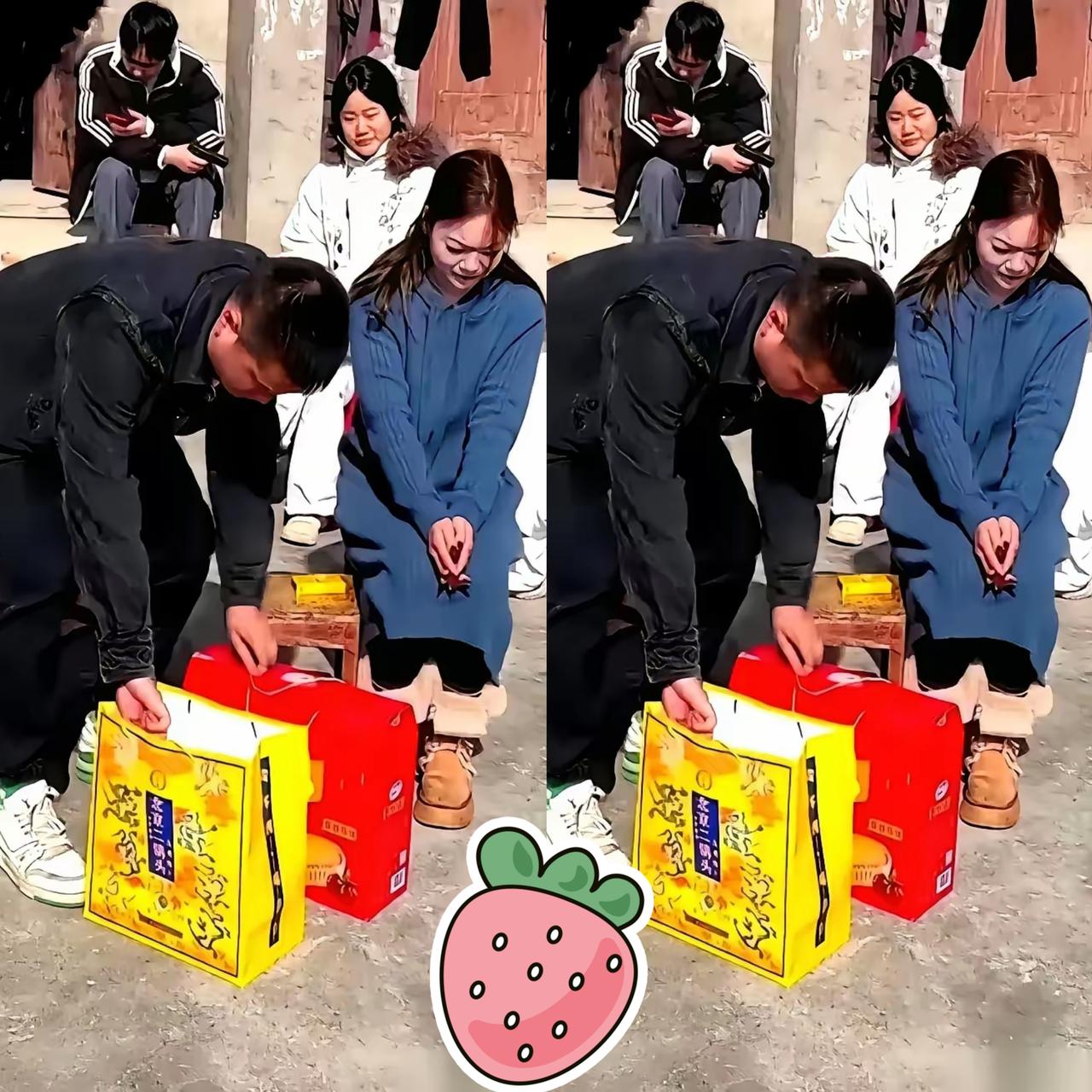 小伙拎着几百块礼物去相亲，女方翻来覆去就一句“我们不合适”，他死心走了又折回来—