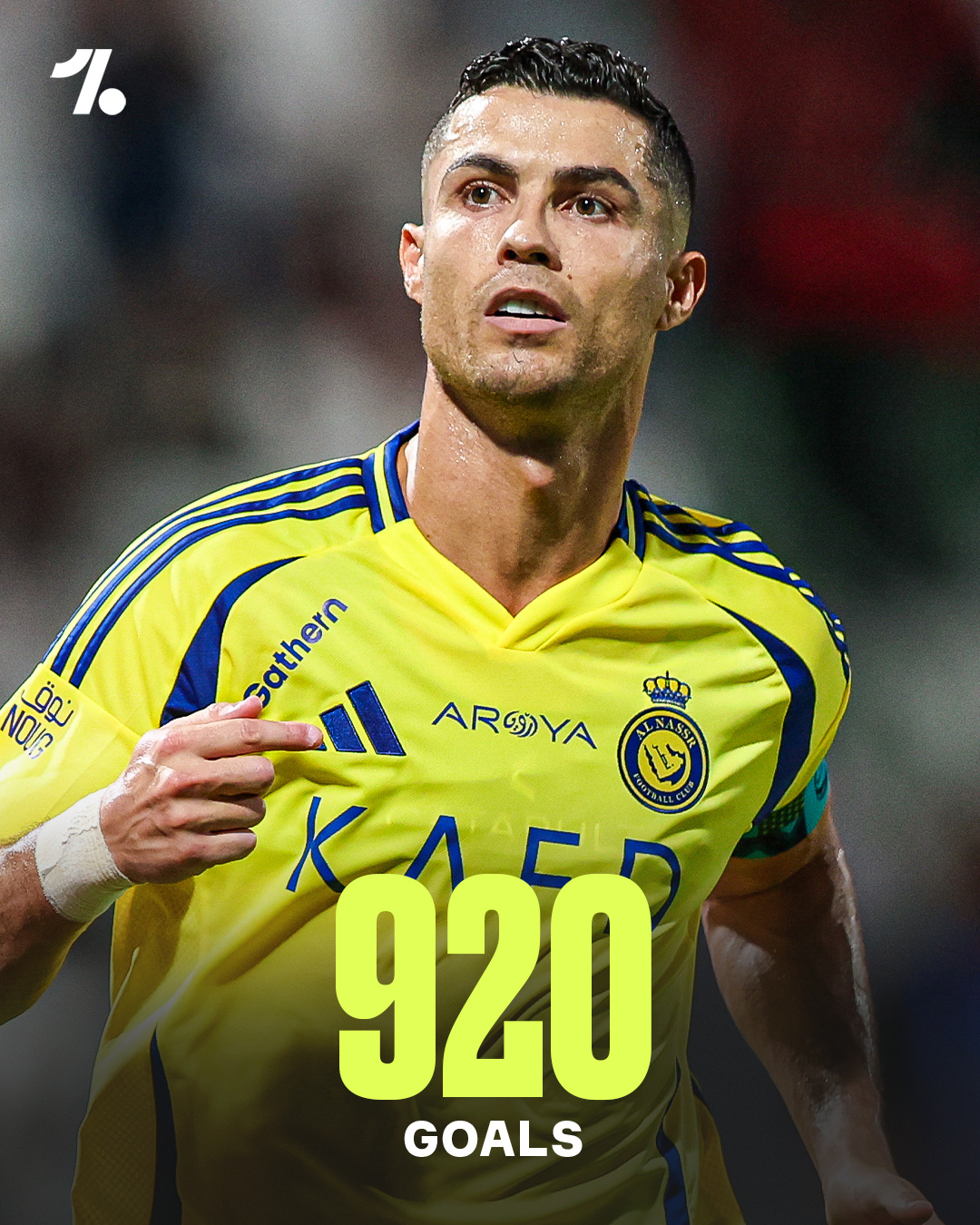 🚨克里斯蒂亚诺·罗纳尔多距离 1000 个进球仅差 80 个…… 🤯🐐 