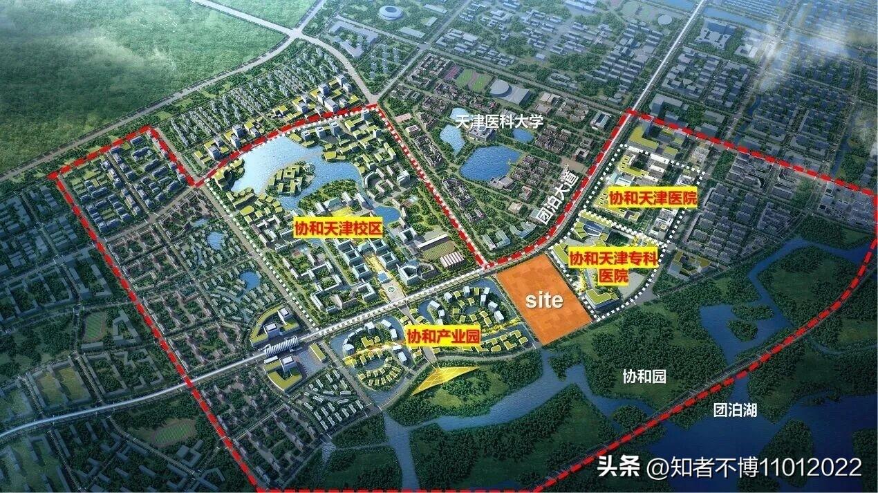 今早，我偶然在网上看到北京协和医学院（天津校区）的规划效果图，看过之后，我真切地