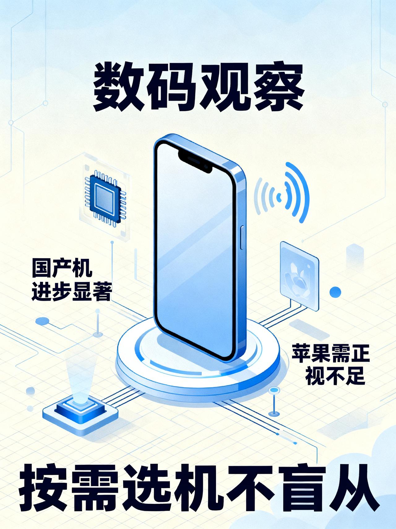 为什么数码博主对苹果和国产手机的评价标准好像总不一样？
刷数码测评选手机的朋友，