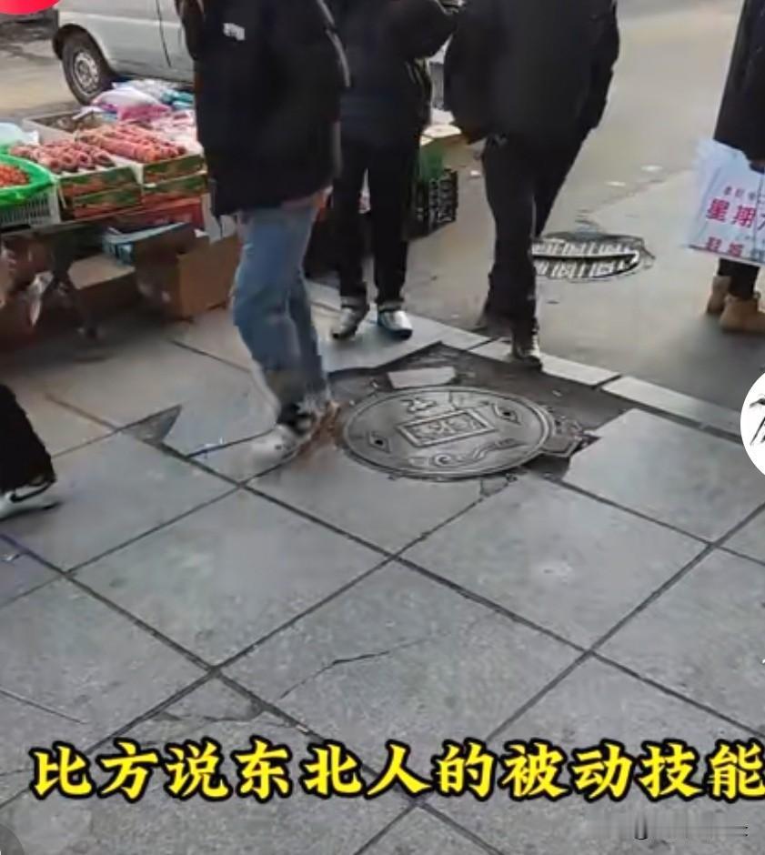 原来每个省都有一个外省人难以理解的习惯。东北人特有的一个习惯：遇到井盖，自动躲避