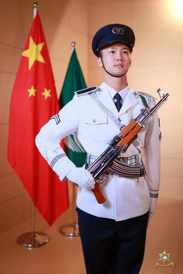 澳门治安警察局仪仗队的新装备 ​​​