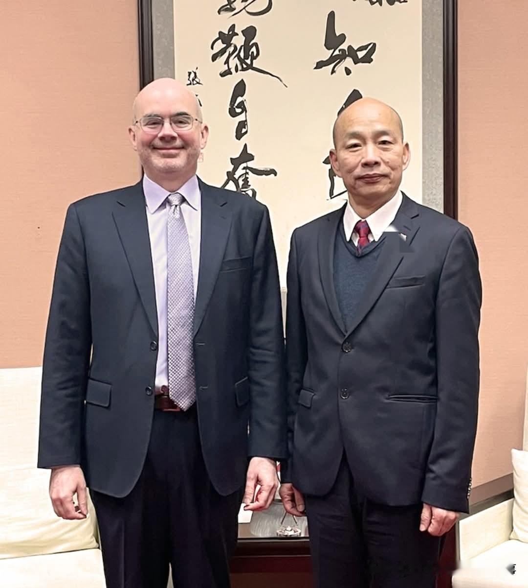 美国AIT拜会韩国瑜！寻求天价军购案通过？
昨天美国在台协会（AIT）拜会了台“