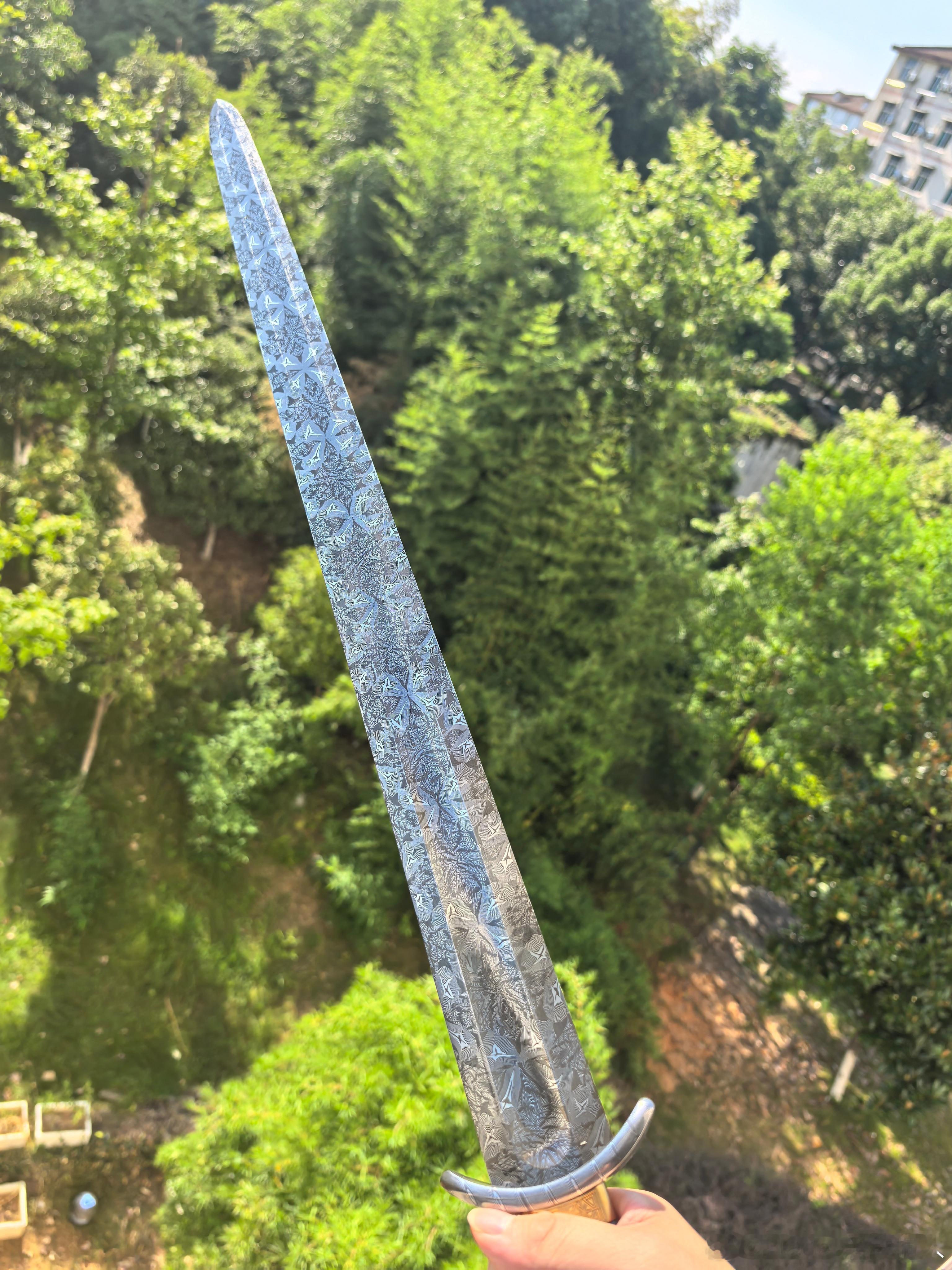来一张谍照一米的大马长剑复刻的古董你们猜猜是哪一把