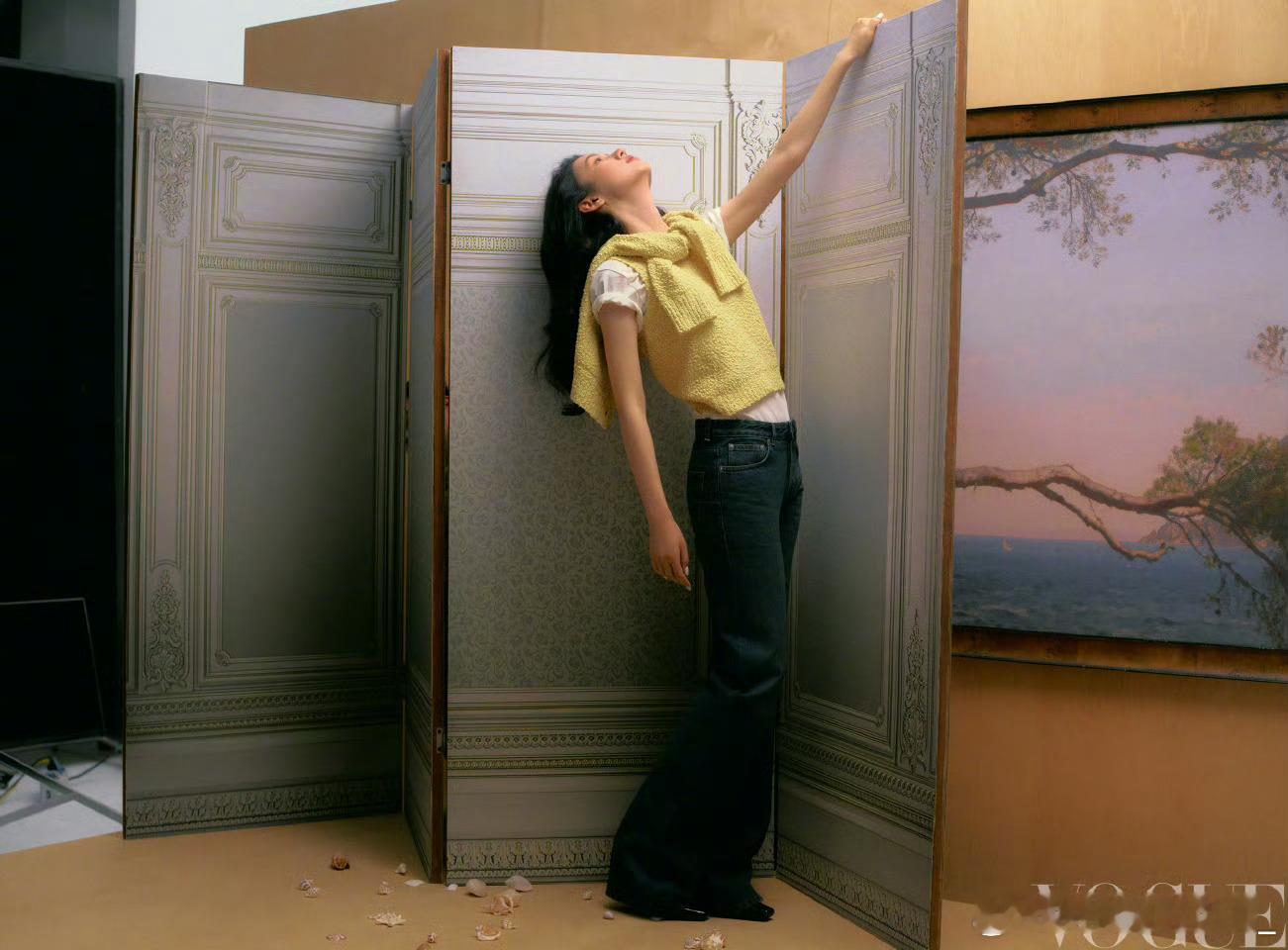 油画少女也子周也 油画里走出来的少女