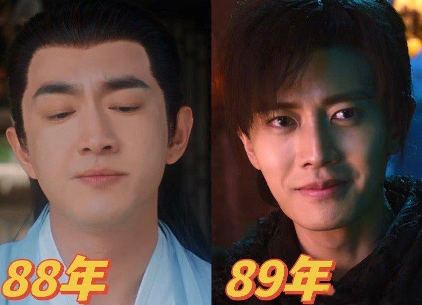 这两人，一个1988年，一个1989年，虽然只差一岁，却好像差了辈儿。。。