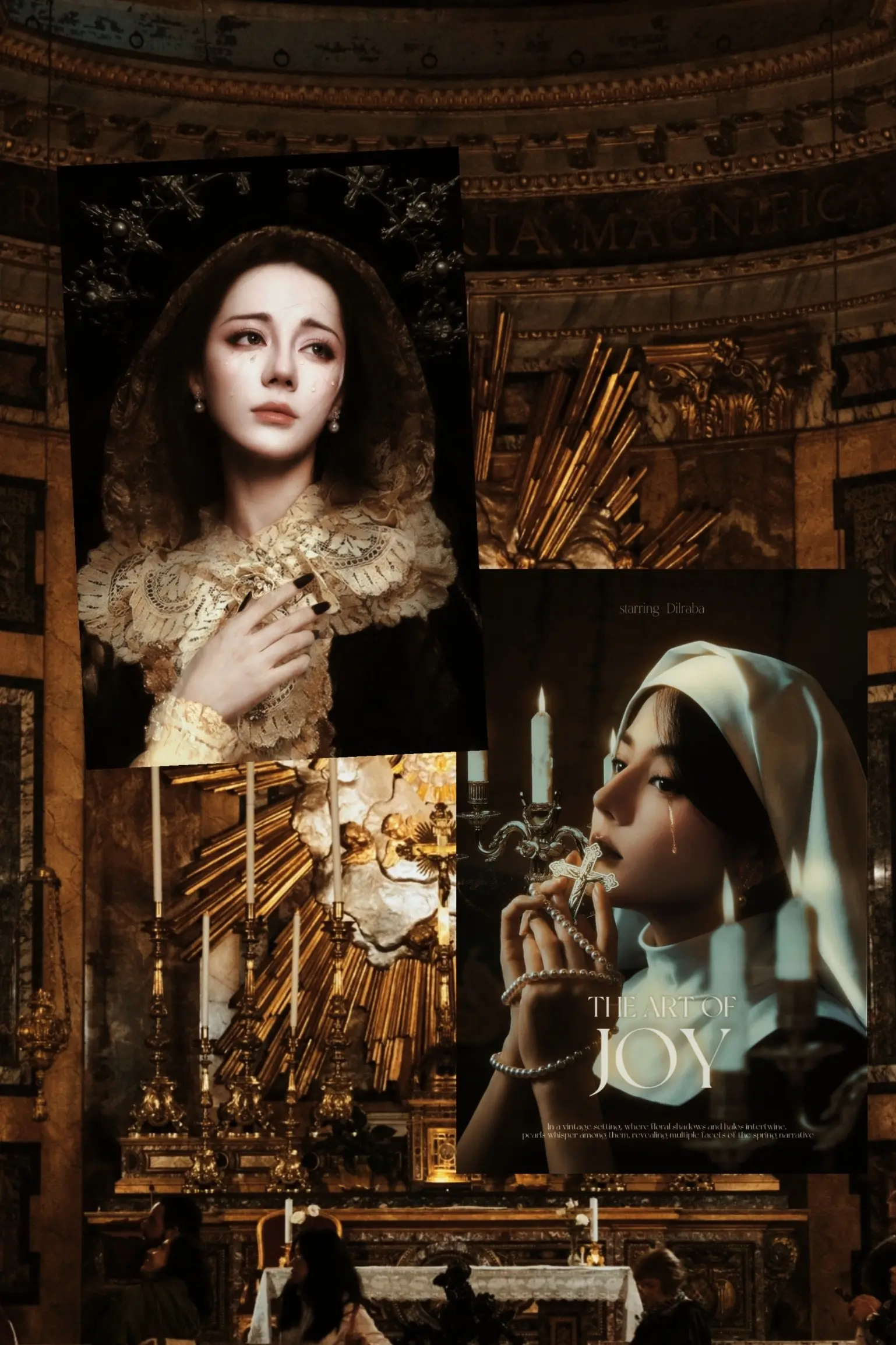 烛火燃尽了长夜，穹顶记下了她的眼泪。   第二张图片来自 967575738