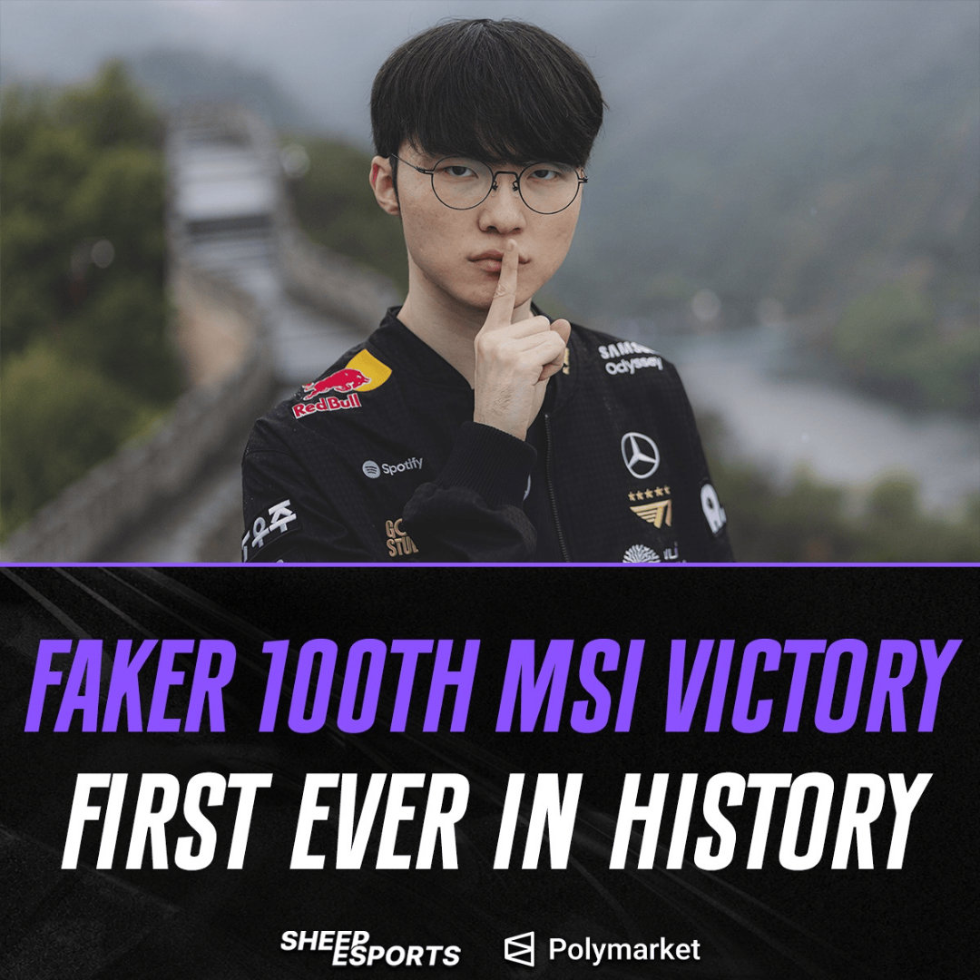 fakerFaker成为LOL首位MSI百胜选手T1翻盘TLAW后，Faker成