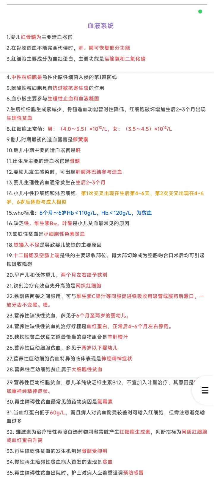 轻松过考点整理完｜神经和内分泌系统和基护