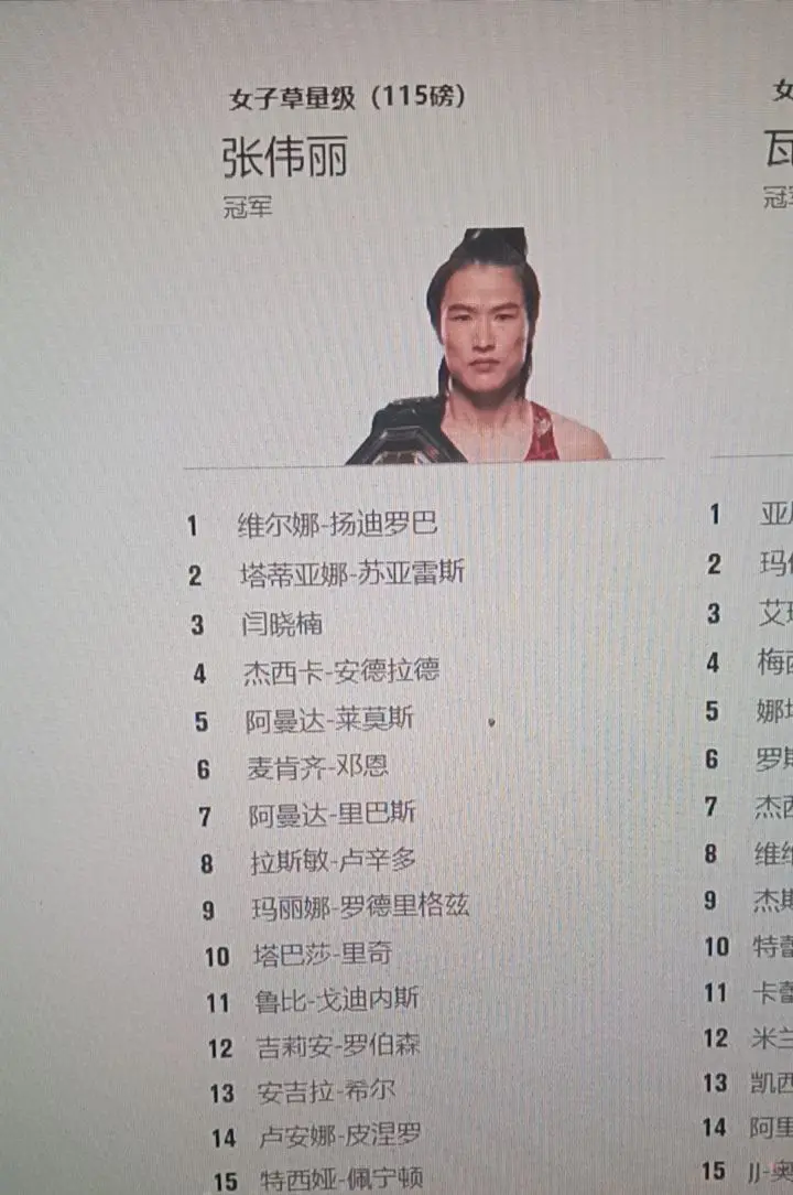 综合格斗 张伟丽 梅拉布