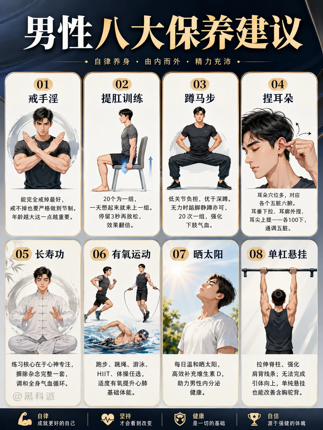 男性八大保养建议，快快收藏起来