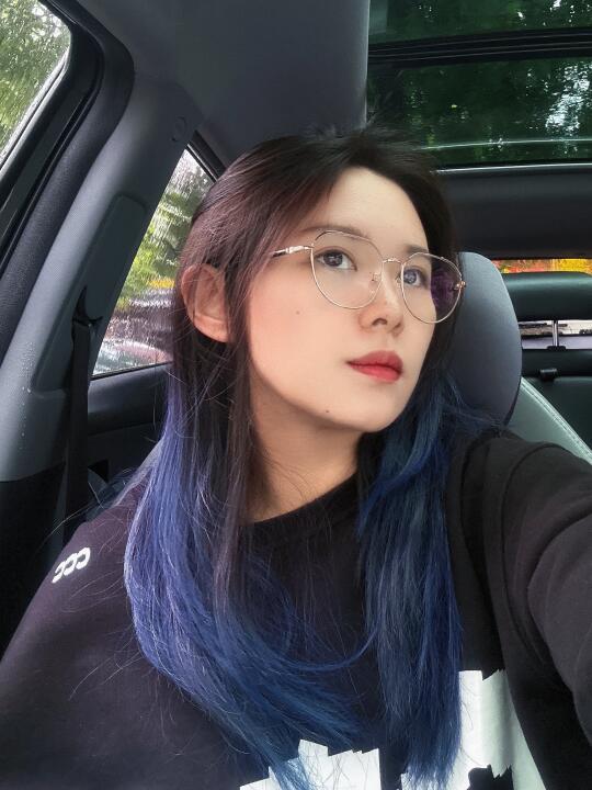 保定｜看不腻蓝色发尾染💙Toney老师审美在线
