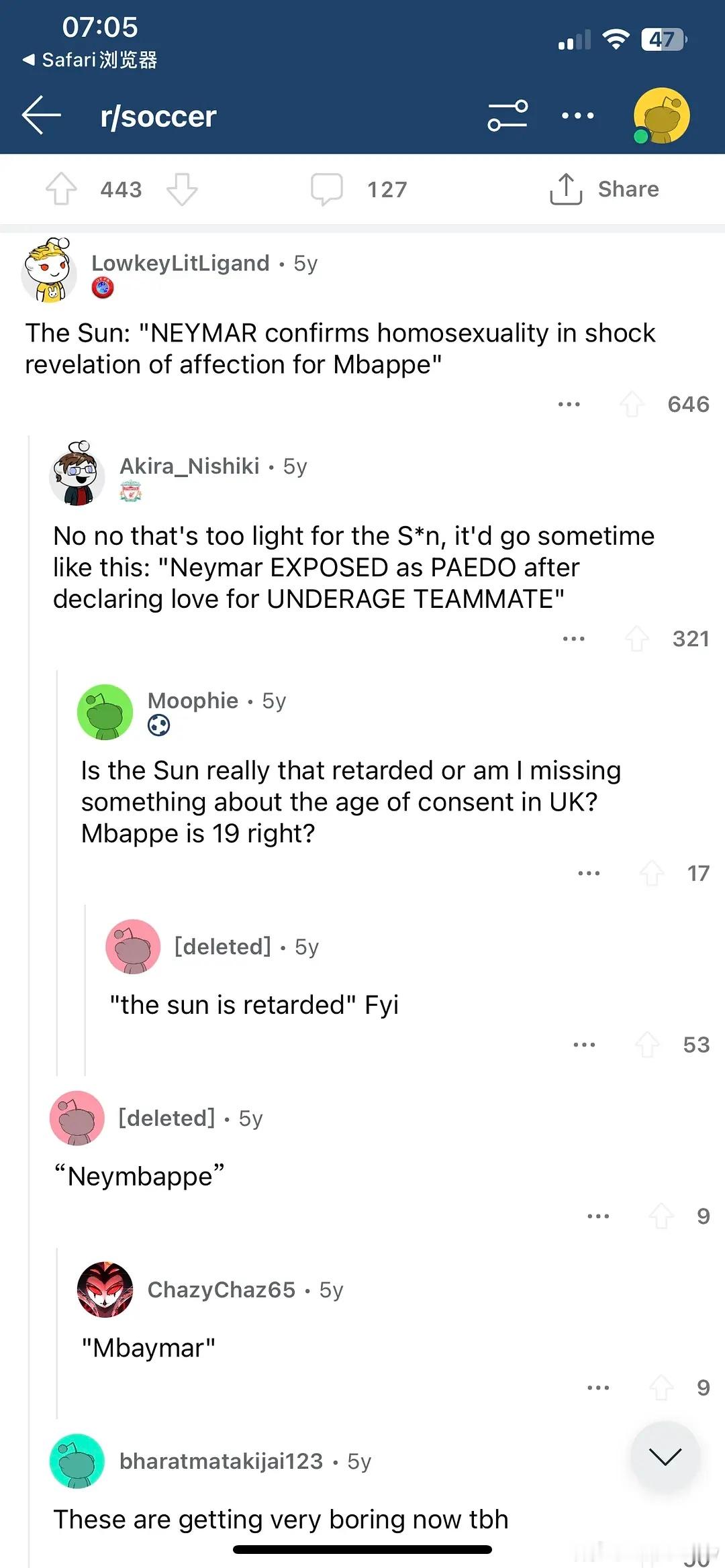 笑死。果然要去reddit吃四亿但是我真不想看洋妞乱七八糟的字体真的好难读 