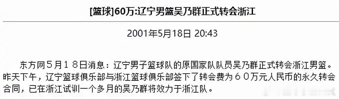 1981年，吴乃群进入辽宁省沈阳市和平区体校接受篮球训练；第二年，他被沈阳市体校