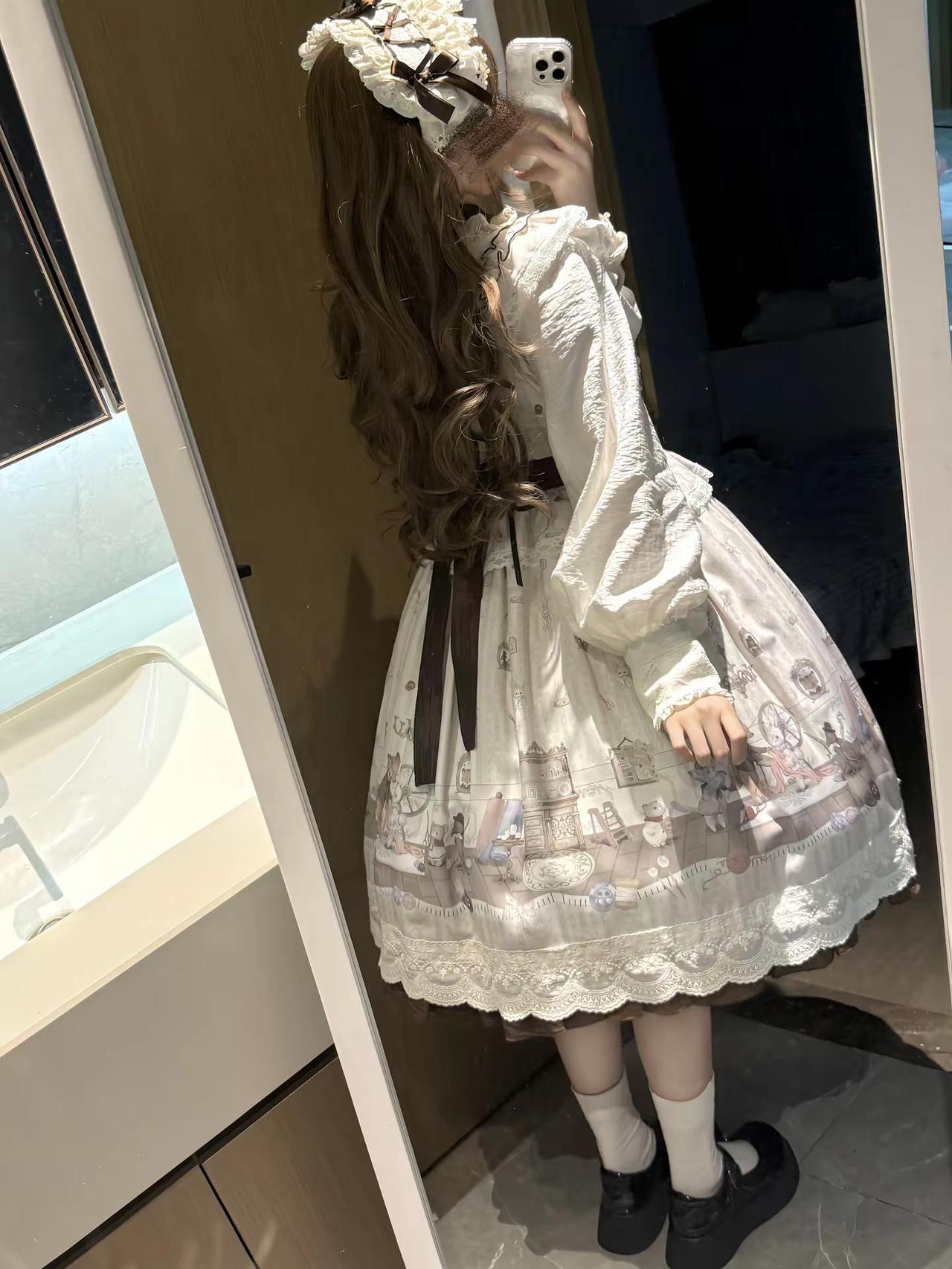 森林裁缝铺🐿𓂃𓂂𓈒🫓。面料软软的好舒服~领子翻出来和塞进去能get两种