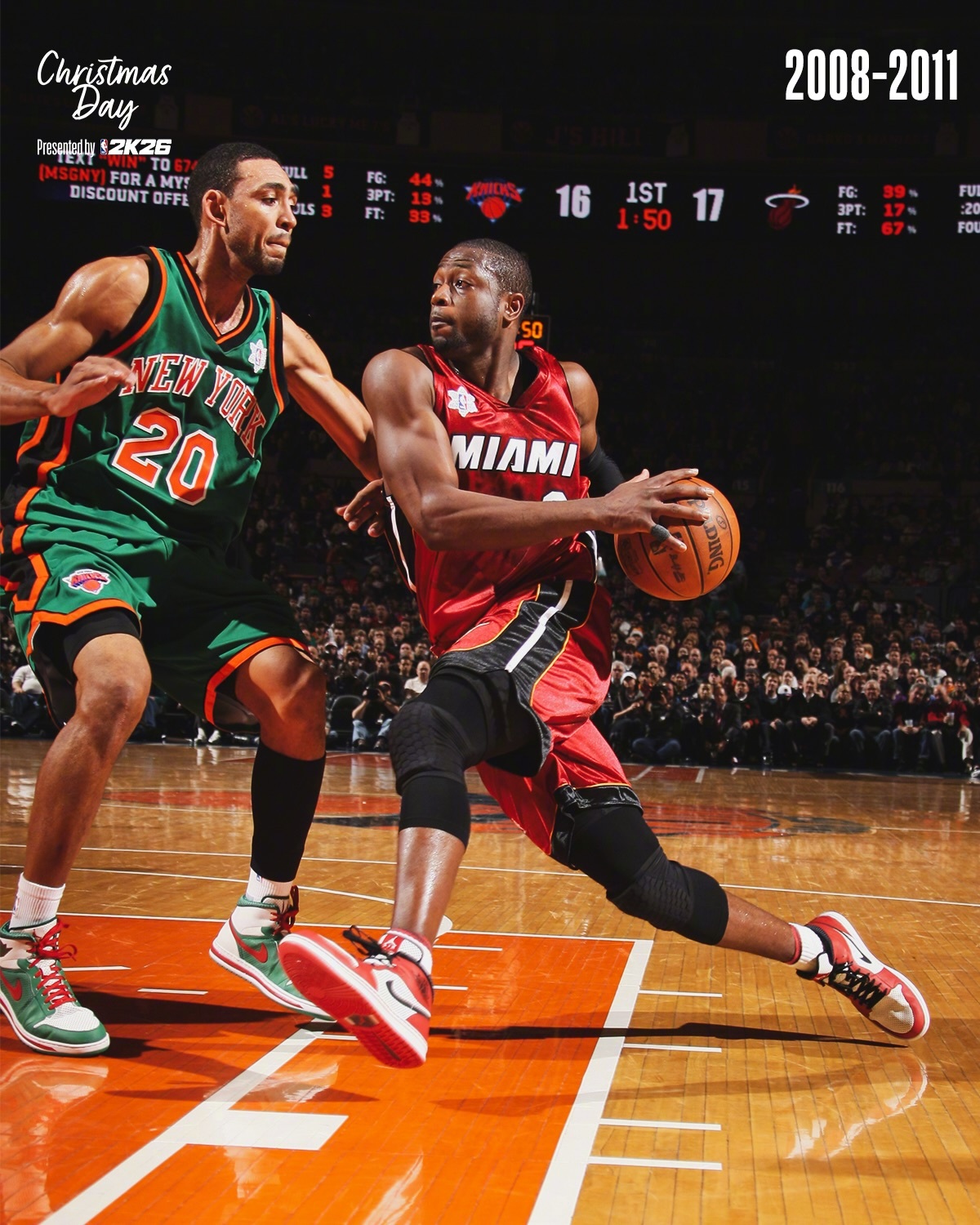 过去那些年比较标志性的圣诞配色球衣 