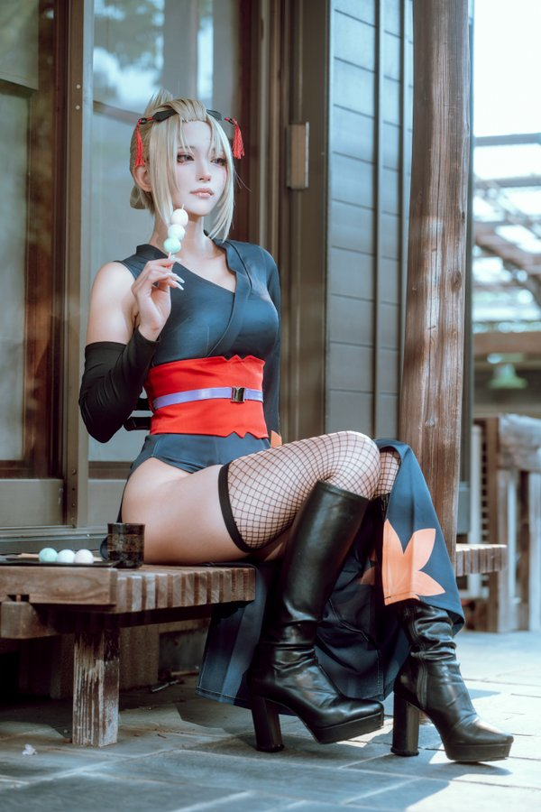 周日快乐！《银魂》月咏小姐姐来啦（X：Sya_zou）cosplay