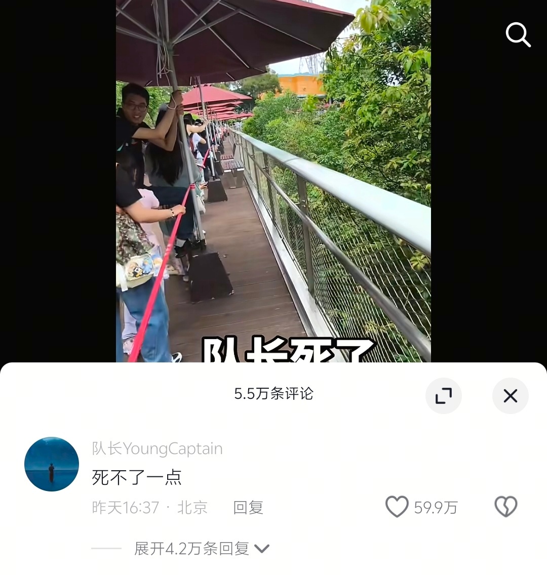 《队长死了》比这个文案更好笑的是这个BGM也是他唱的 