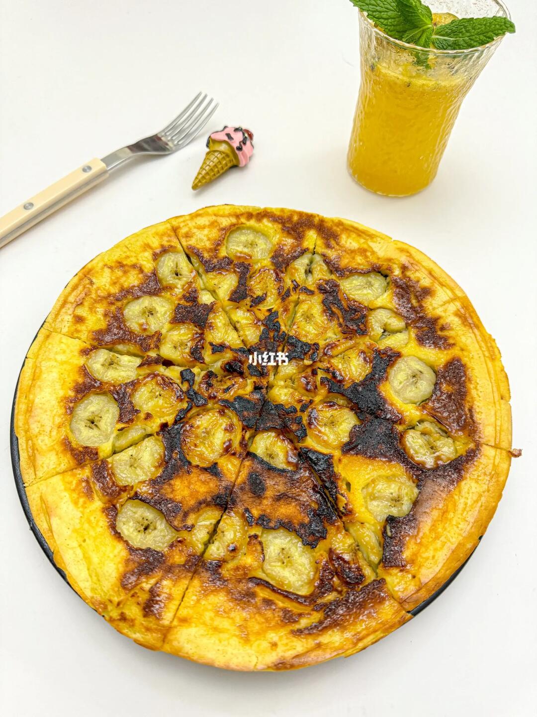 焦糖香蕉饼 | 🍌平底锅零失败，香甜软糯
