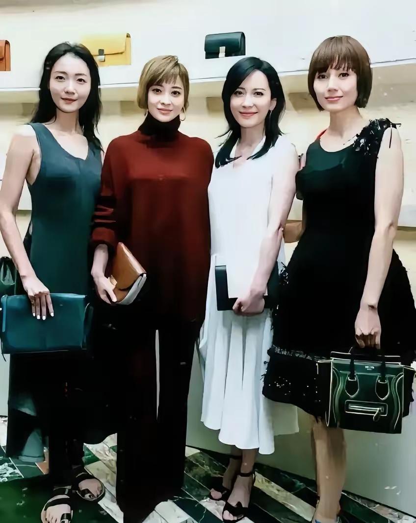 这四大美女，你们能认出几位，我只能认出袁泉和梅婷
还有两个人不认识！梅婷 梅婷贵