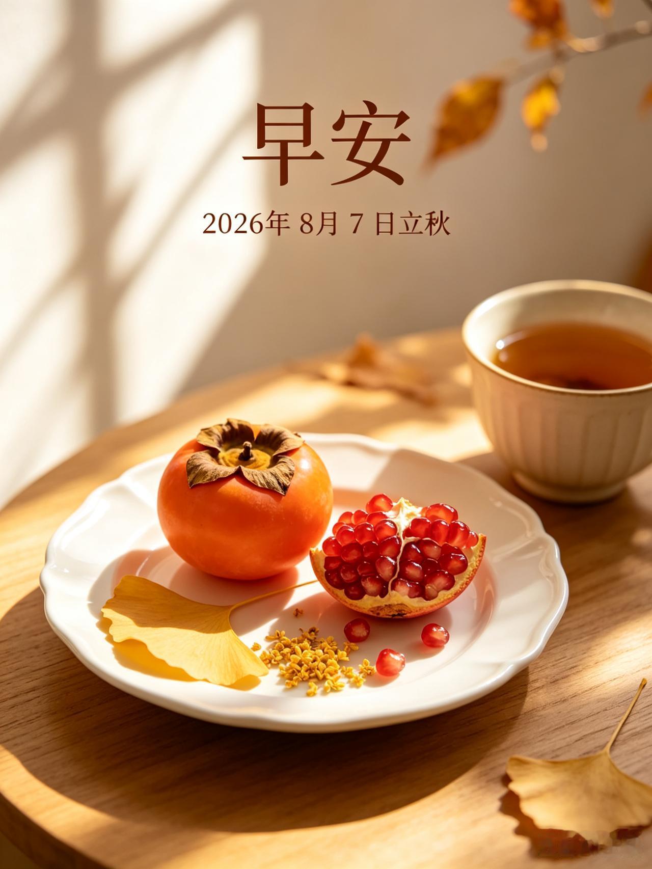 立秋了，先给各位道一声秋安！🍂

这第一件事，必须把祝福送到大伙儿心里——愿咱