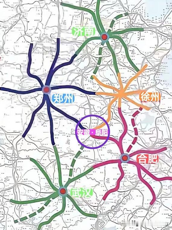 数高铁发展，还看中原逐鹿
安徽一座三线小城不可忽视
它的名字叫：阜阳
高铁 中国