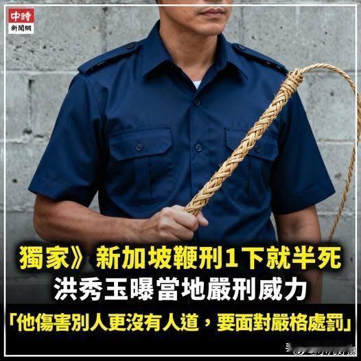 新加坡的鞭刑，可以引进来，这个挺好！吸毒人员，每天抽10鞭，让他们醒醒神！ ​​