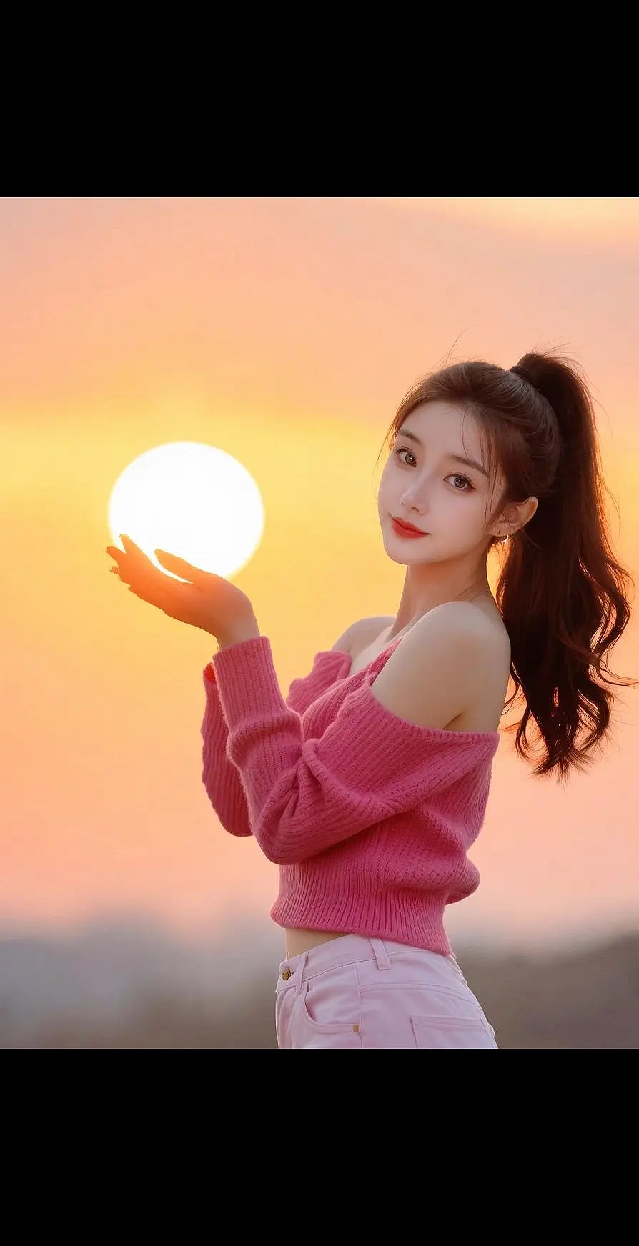 ai创作 全新ai写真 想跪下来求自己别玩写真了